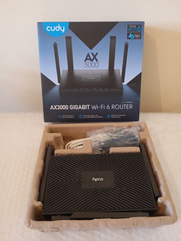Router Cudy AX3000 Gigabit Wi-Fi 6 (Nowy)