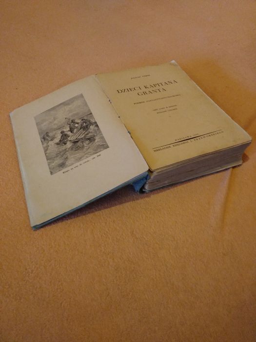 Dzieci Kapitana Granta , powieść wyd. w 1939 r. 3 tomy w 1. Wydanie 4