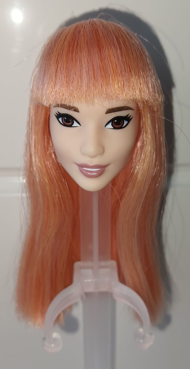 Główka Barbie fashionistas rude włosy