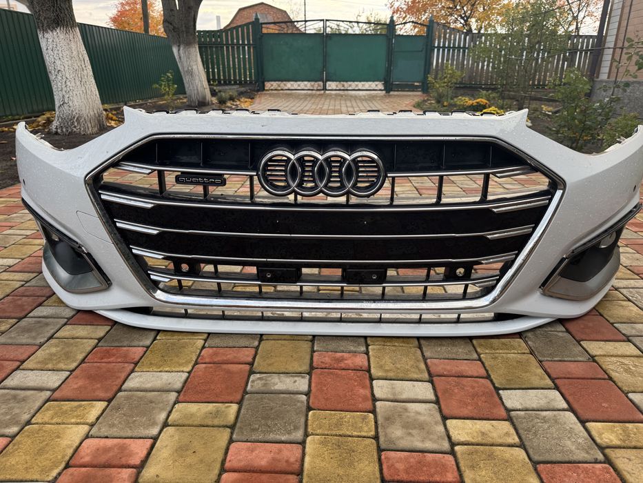 Бампер передній audi A4 b9 бампер ауді А4 б9 рестайлінг в зборі