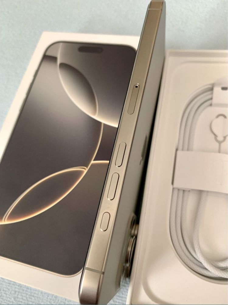 Iphone 16 Pro Max Natural Titanium 1 TB Stan Jak Nowy Gwar do 01.2026