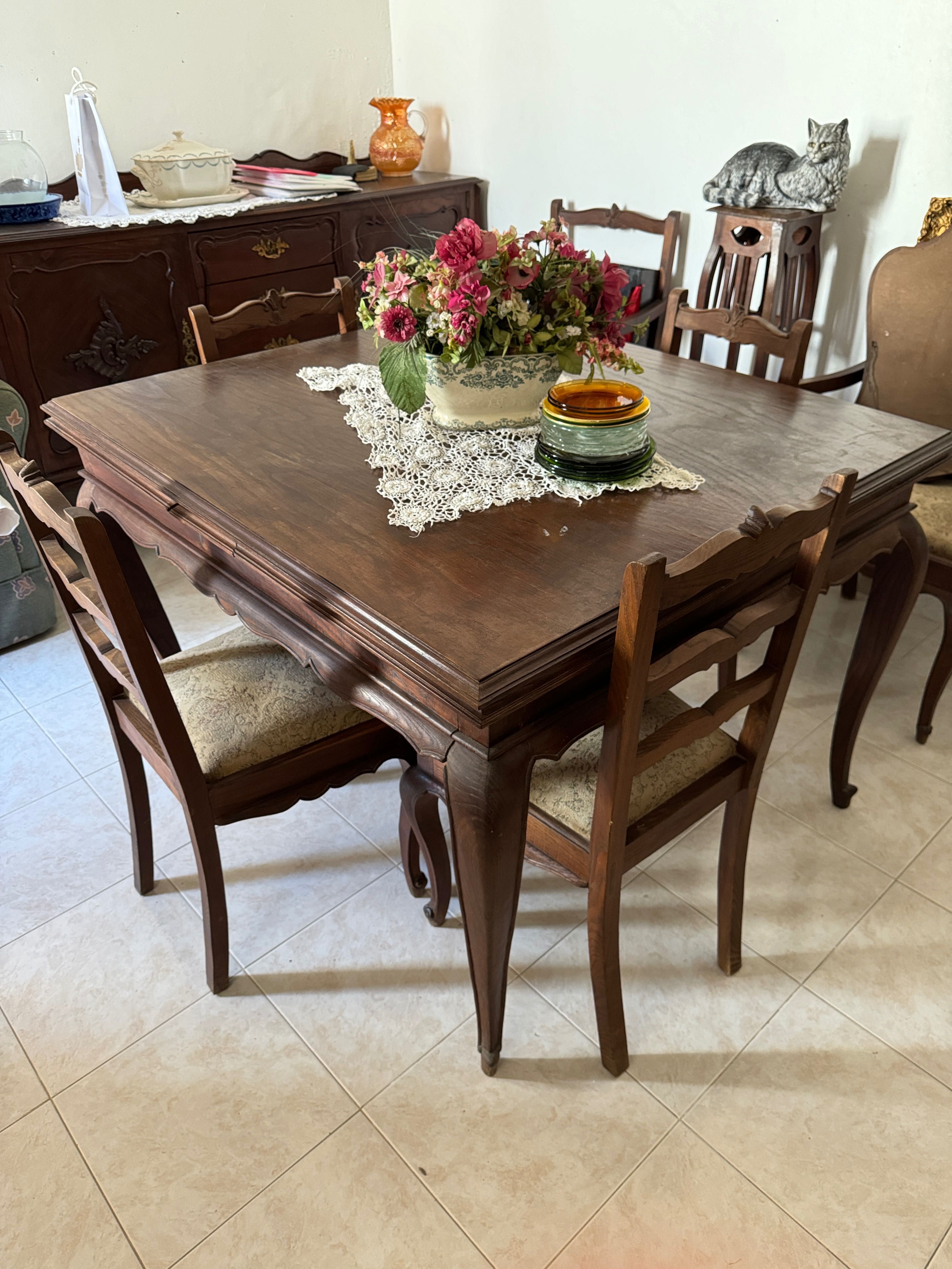 Mesa Jantar c/ 6 Cadeiras