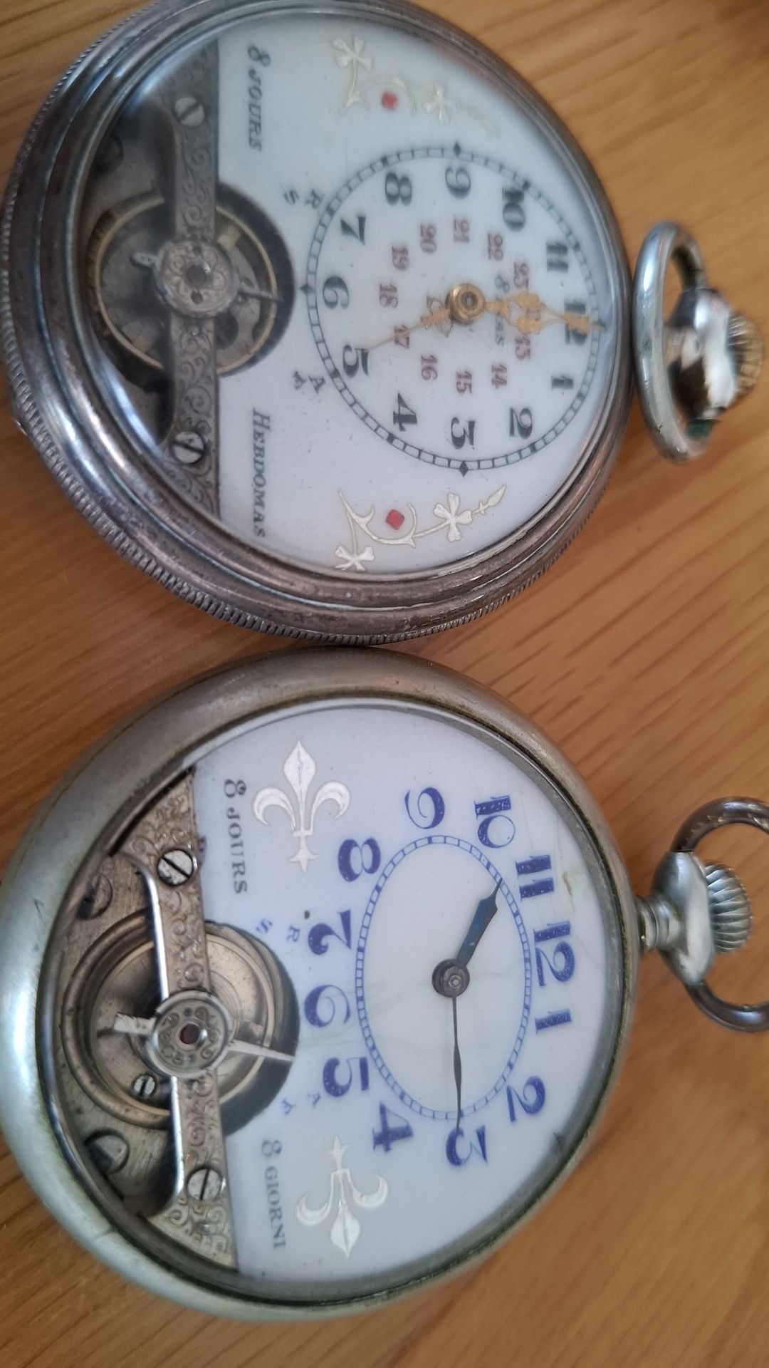 Vendo relógios bolso em prata longines omega 8 dias hamedonas etc