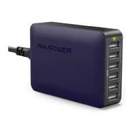 Високоякісна зарядка USB 6 портів 65W від RavPower (США)