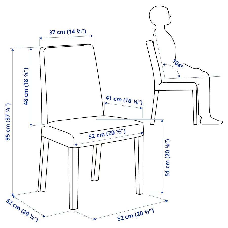 2 krzesła BERGMUND, imit. dębu IKEA
Krzesło, imit. dębu