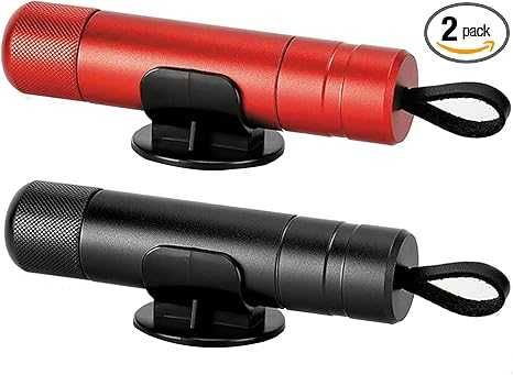 młotek bezpieczeństwa 2 w 1 zbijak do szyb przecinak do pasów