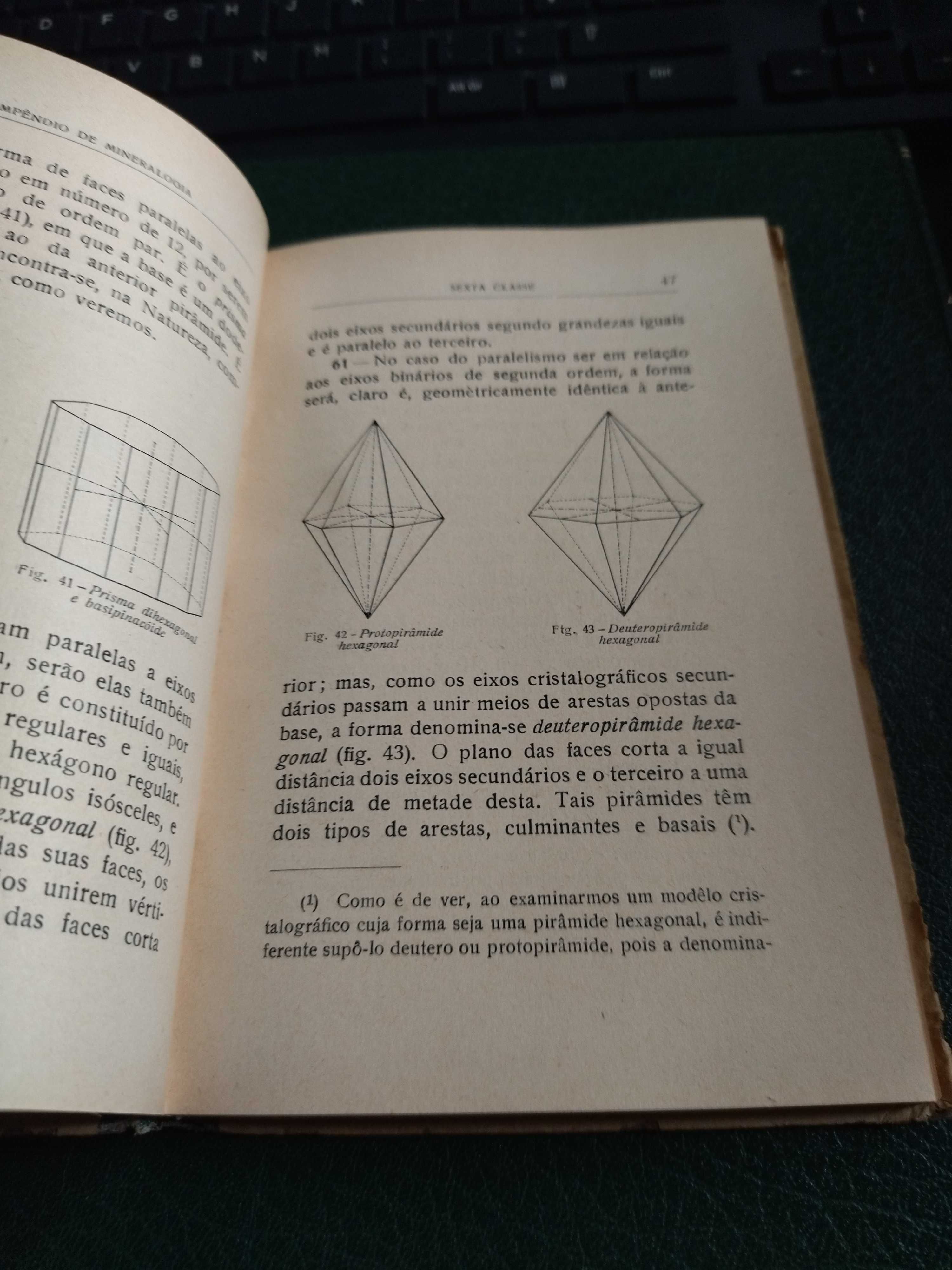 Compêndio de Mineralogia de João Carrington Simões da Costa 1932