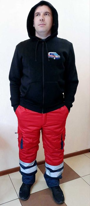 Штани Червоні Робочі/ Штани для Швидкої Допомоги та інших служб