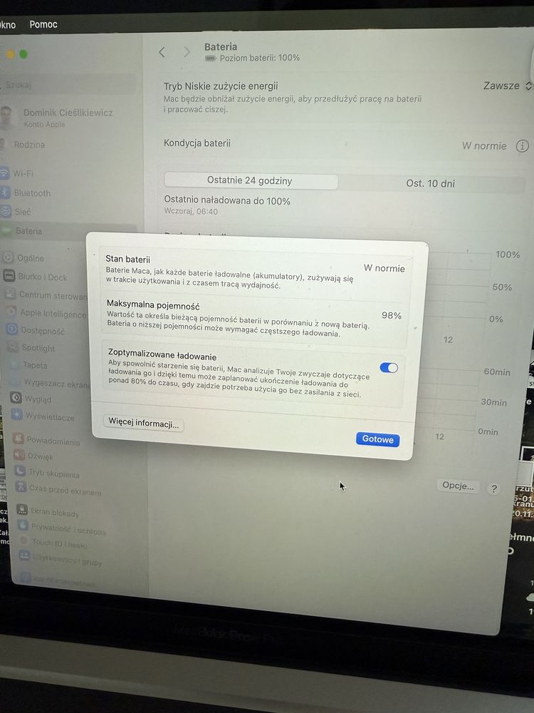 MacBook Pro (13-calowy, M2, 2022 r.) touch bar