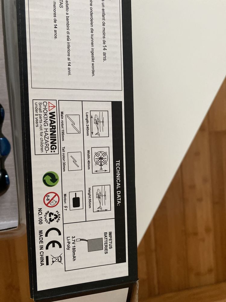 Vendo helicoptero de brincar