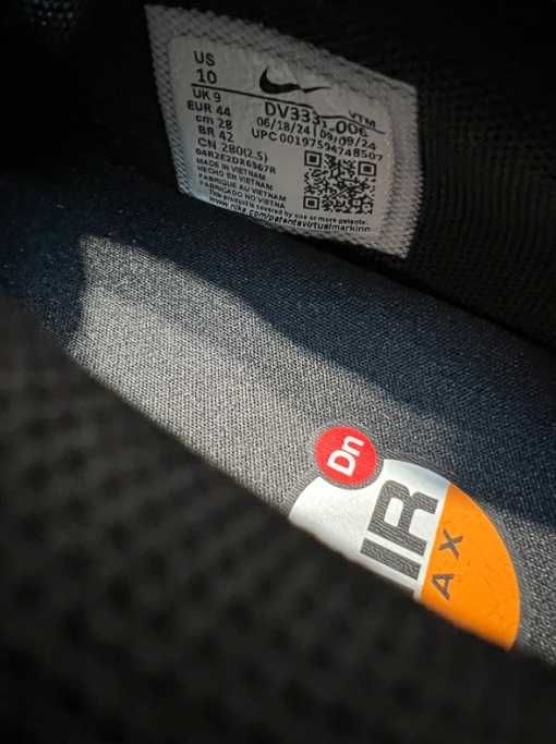 Czarne buty trampki sneakersy Nike Air Max DN 44