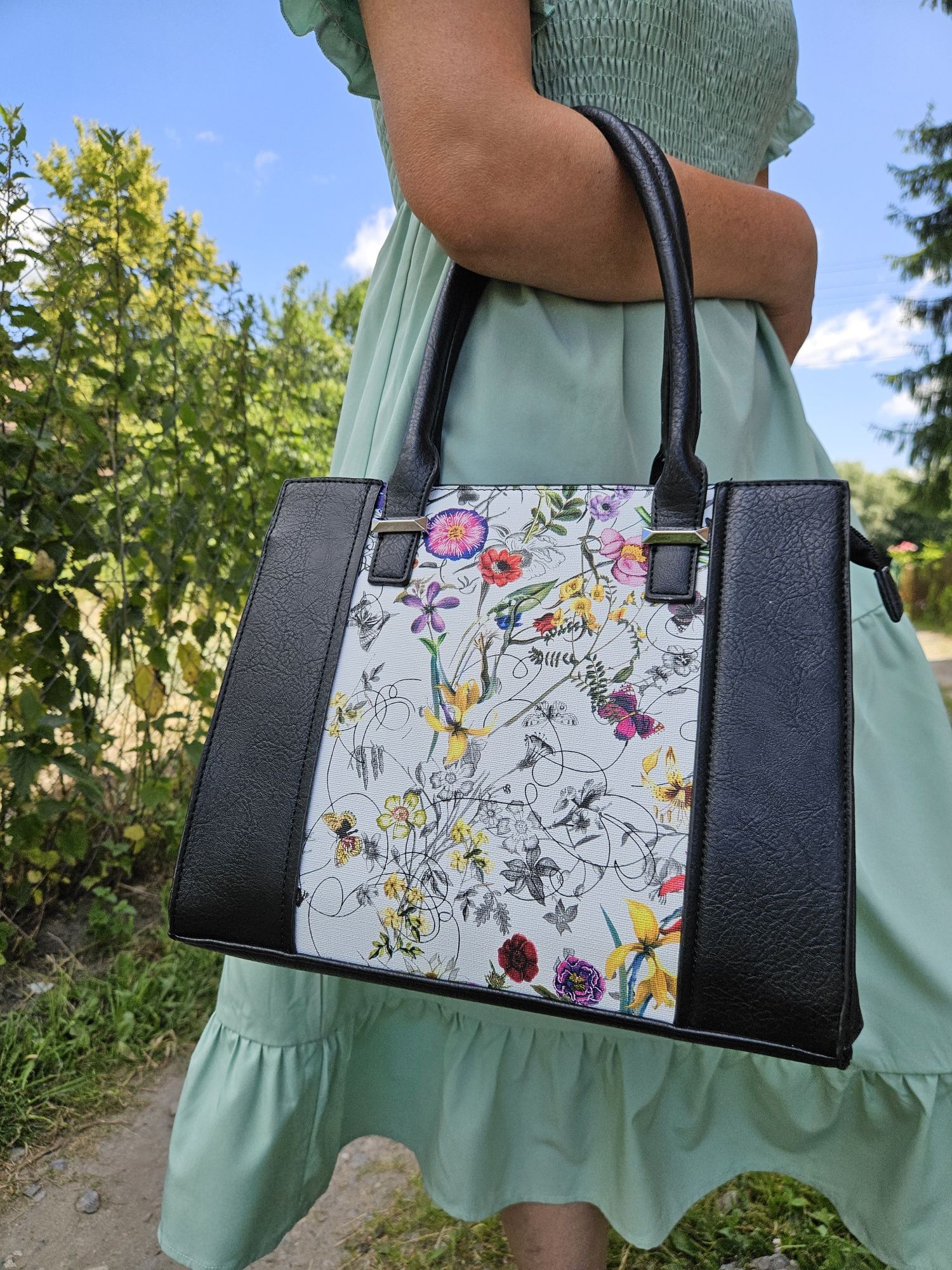 Torebka w kwiaty