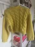 Zara sweter warkocz
