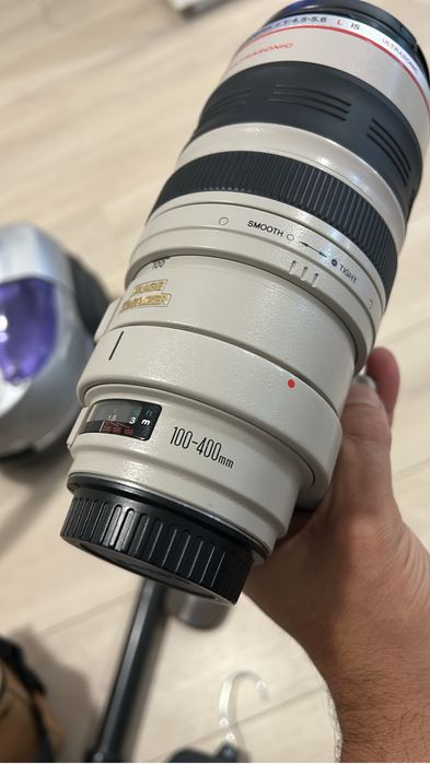 Canon 100x400 realmente imaculada. Uma lente espetacular