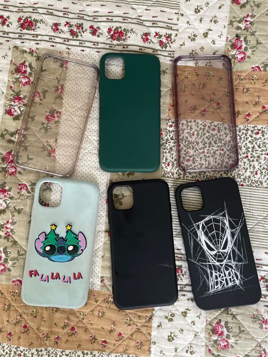 iPhone 11 128gb light green + 6 case