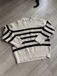 Sweter w paski Zara 100% bawełna parisian