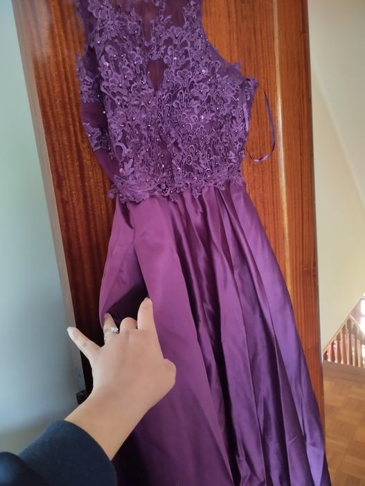 Vestido de cerimónia lilás