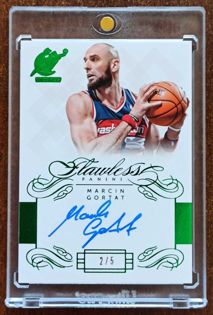 Panini Flawless 2013-14 Autographs Marcin Gortat Auto Emerald 2/5