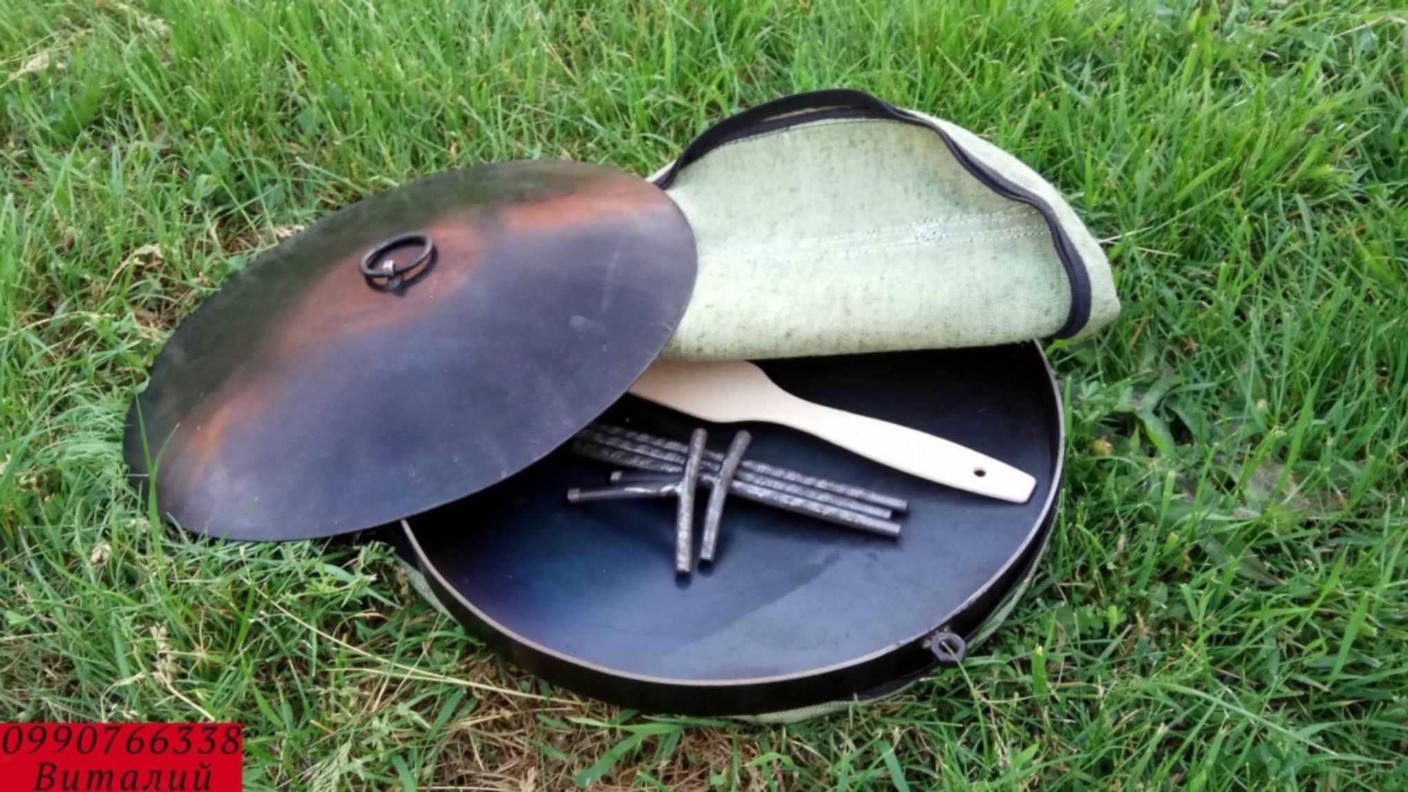 Сковорода із диску борони петельня турбопіч сковорода 40см