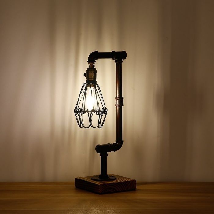Настольная лампа настольна лампа светильник світильник INJUICY Loft
