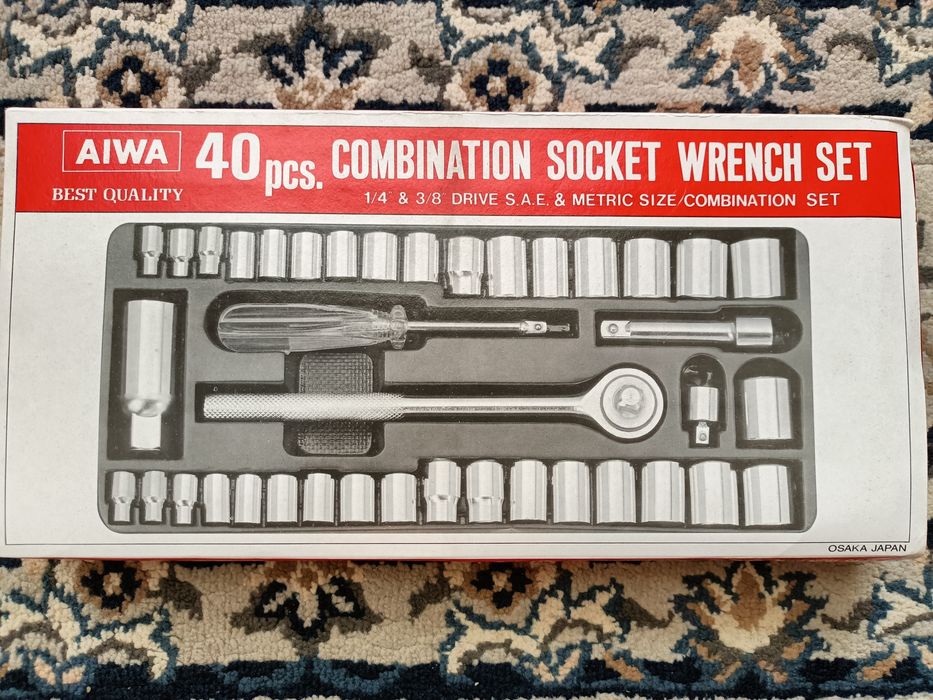 Conjunto chaves roquete kit completo 40 peças novo em caixa original
