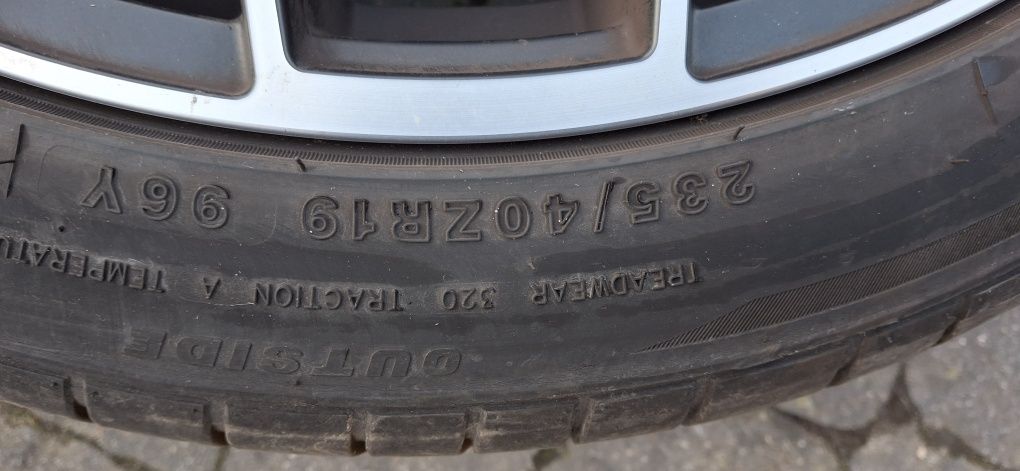 Alufelgi opel Insignia a R19 opony letnie