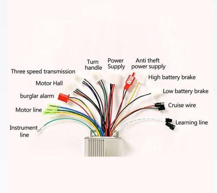 Контролер для електровелосипед універсальний 36V-48v 350W