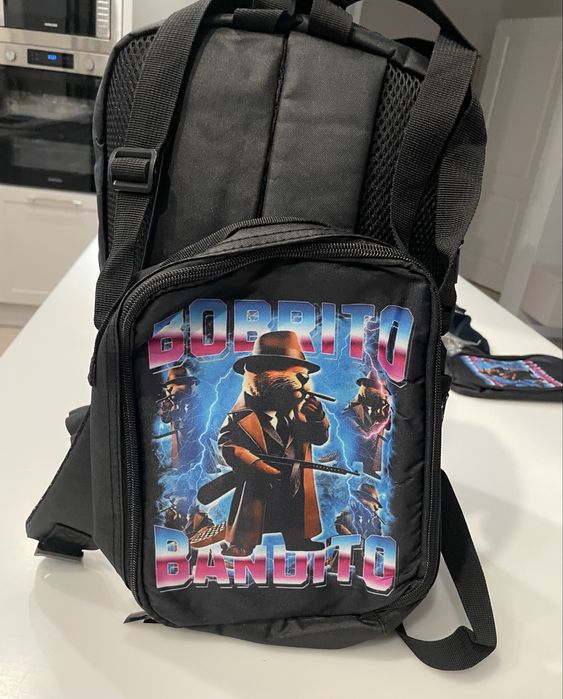Zestaw Brainrot Bobrito Bandito plecak piórnik torebka NOWY