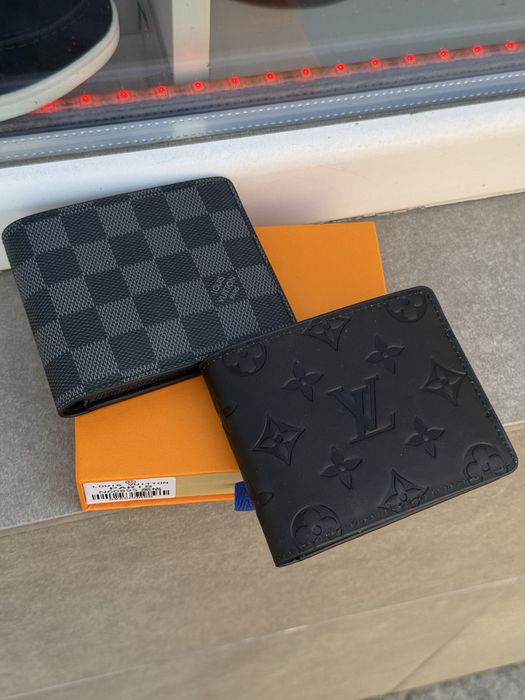 Гаманець LV шкіряний чоловічий коробка і пильник