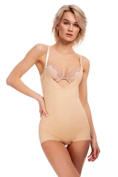 Торселет-Боді утягуючий ZeBra 800001 тілесний 44/2XL р.