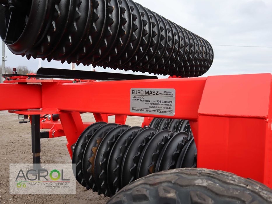 Wał posiewny 6.2m Euromasz pierścienie Cambridge fi 500 Wyprzedaż