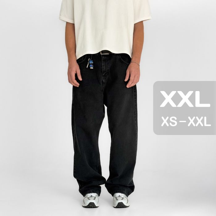 Джинси чоловічі baggy jeans, широкие джинсы мужские реп rap sk8 XXL