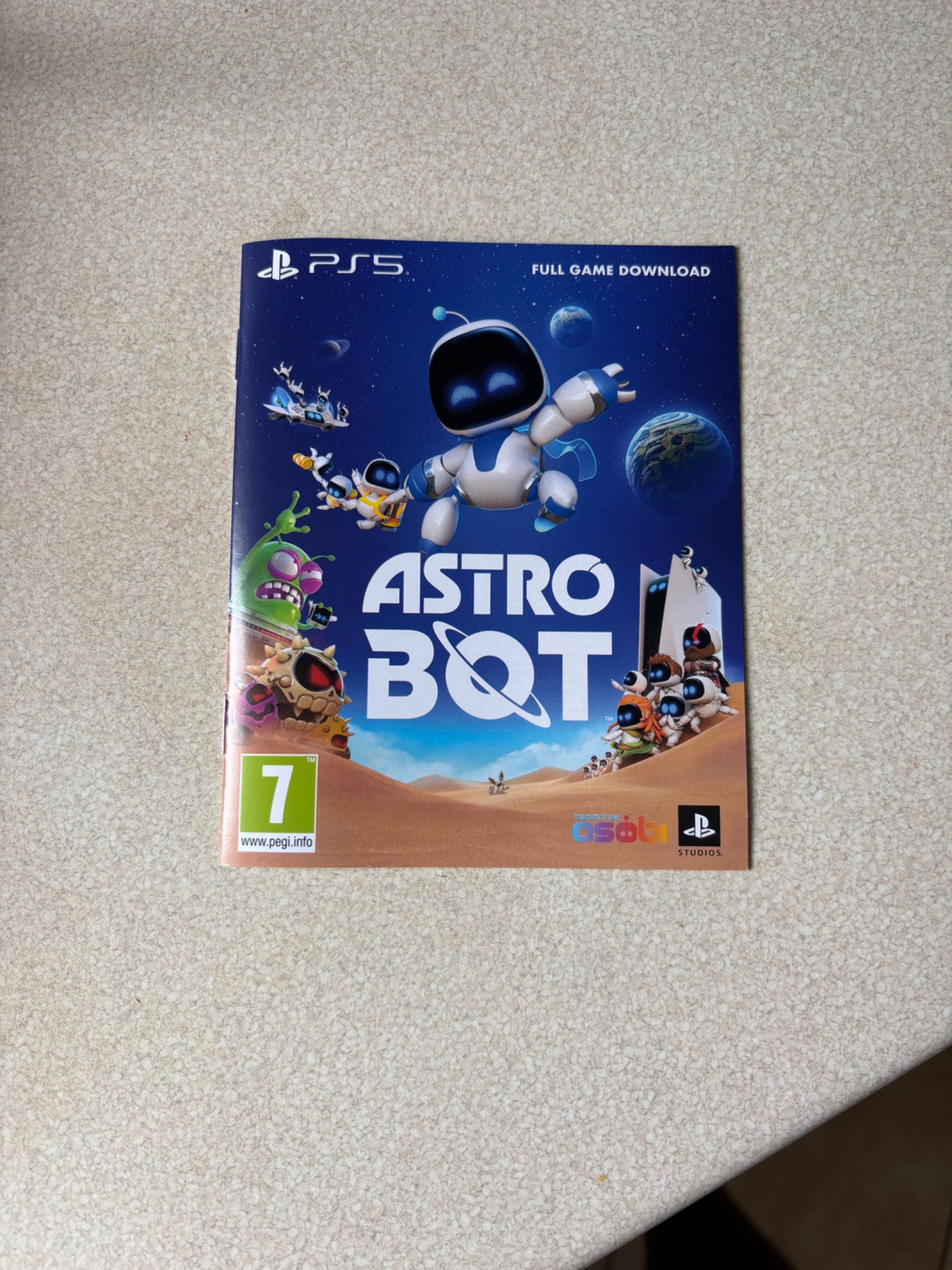 Astro Bot PS5 kod
