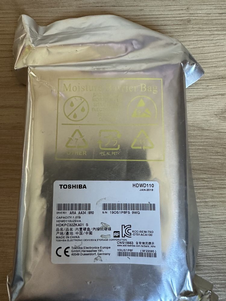 Dysk Toshiba 1TB