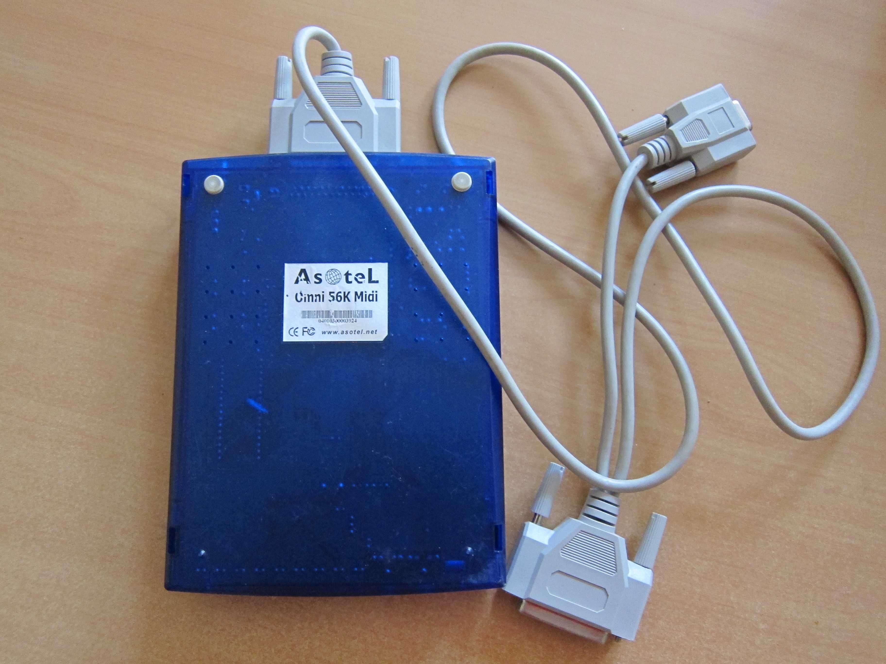 Вінтажній голосовий факсмодем AsotelOmni56K Midi 2004 р.з інструкцією