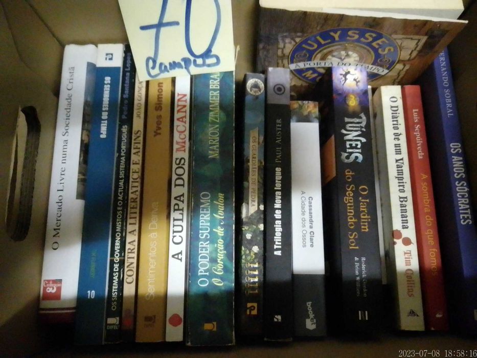 LOTES 62 + 70 - LIVROS Diversos - Vendidos EM SEPARADO - Vários Preços