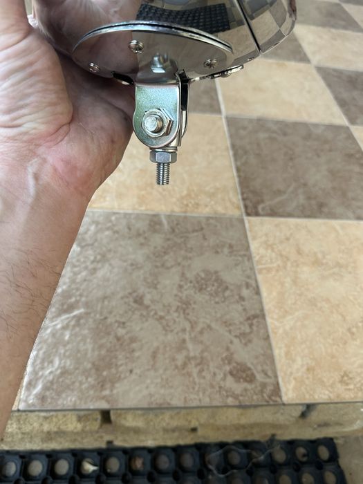 Фара хром на кастом, чоппер