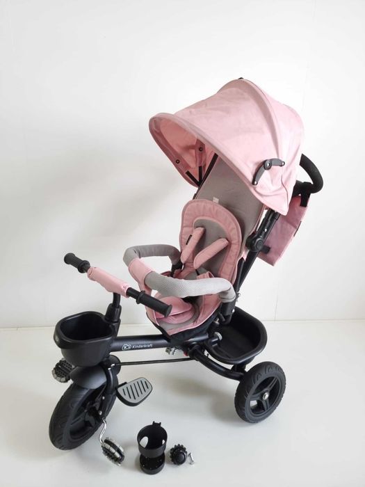 Rowerek trójkołowy Kinderkraft AVEO 9msc+ ROSE PINK