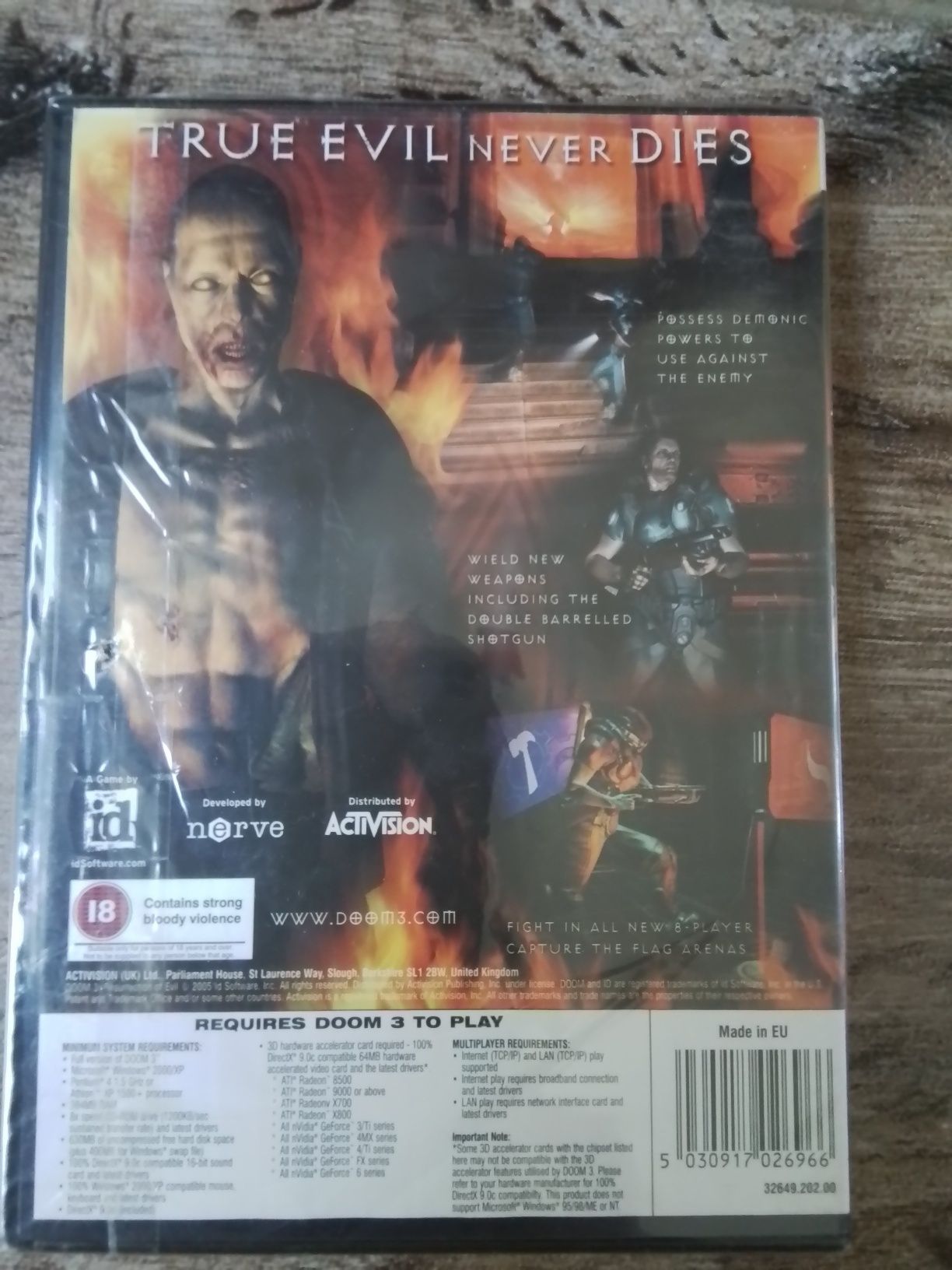 Doom 3 Expancion Pack Resurrection of evil PC