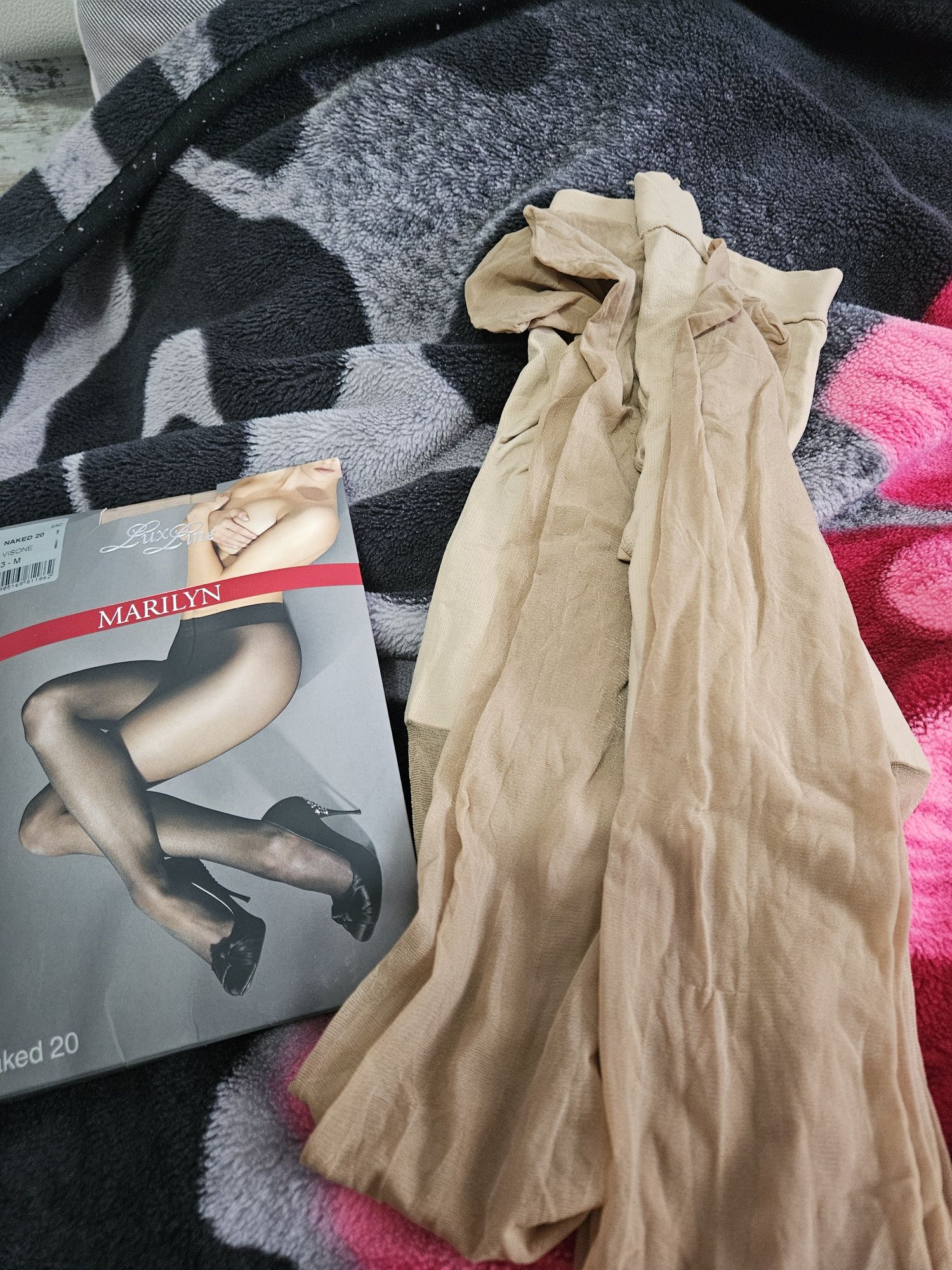 Marylin LuxLine/Naked20+3 sztuki Gatta Good Bye Cellulite/4 pary/