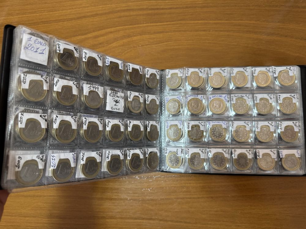 Moedas raras coleção