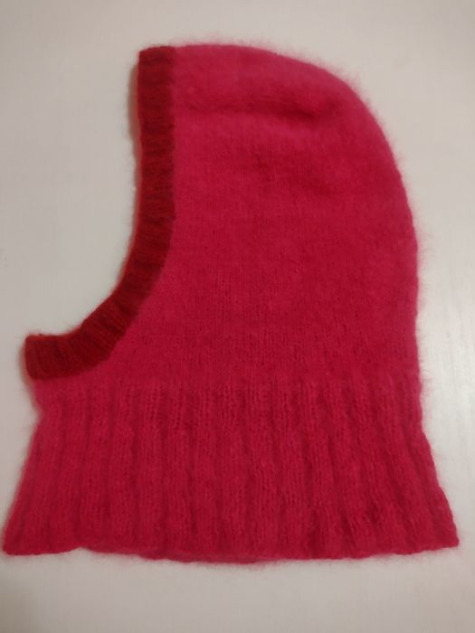 Kapturek handmade z moheru - super miękki i ciepły!