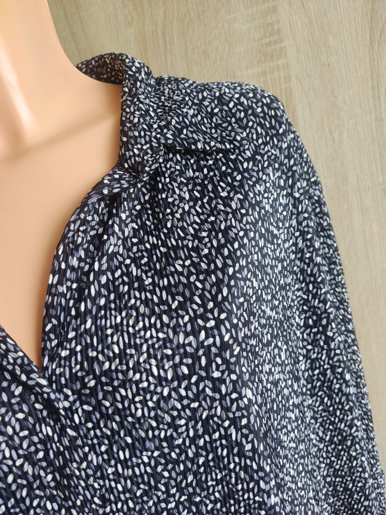 Koszula damska luźna oversize plus size 46 48 56 we wzory elegancka