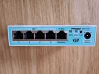 Mikrotik Hex RB750GR3 router Gigabit + zasilacz