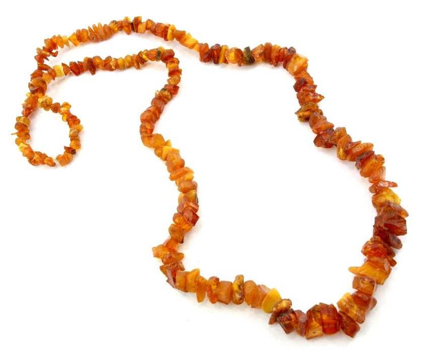 Stopniowany naszyjnik korale z bursztynu bursztyn surowy Vintage