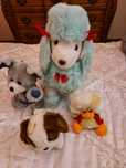 Peluches que serviam de adorno