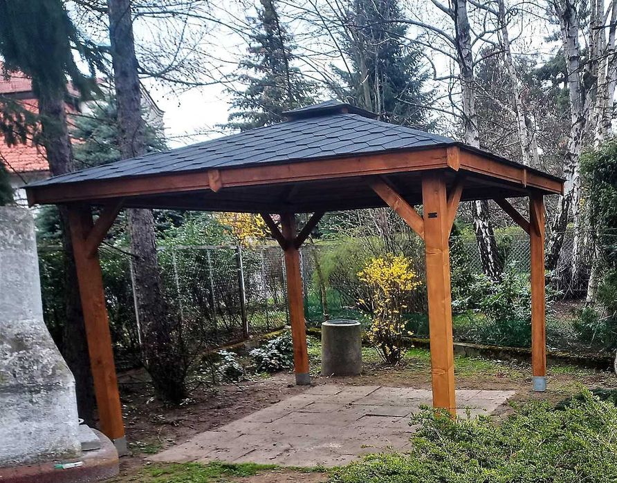 Altana ogrodowa Malta 3x3m , altanka, wiata, pergola, słupy 12x12 cm