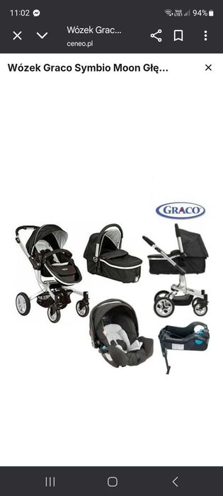 Wózek Graco symbio mon 3w1