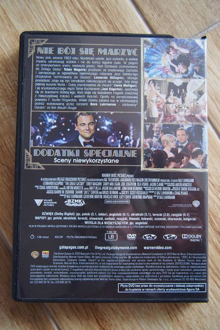 film DVD "Wielki Gatsby"