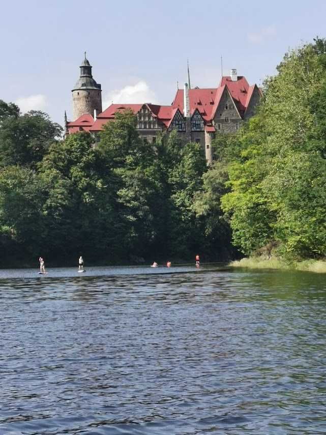 Domek letniskowy nad jeziorem, Bożkowice, okolice zamku Czocha
